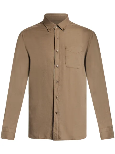 TOM FORD patch-pocket button-down shirt