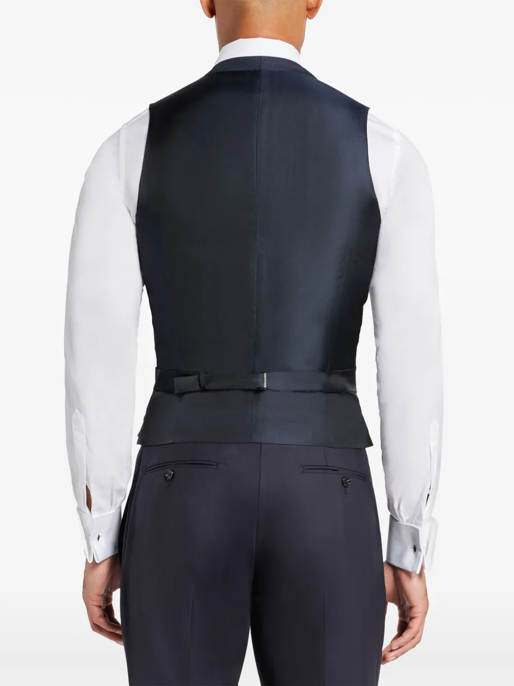 TOM FORD Button-down gilet Blauw