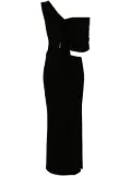 Christopher Esber draped halterneck maxi dress - Black
