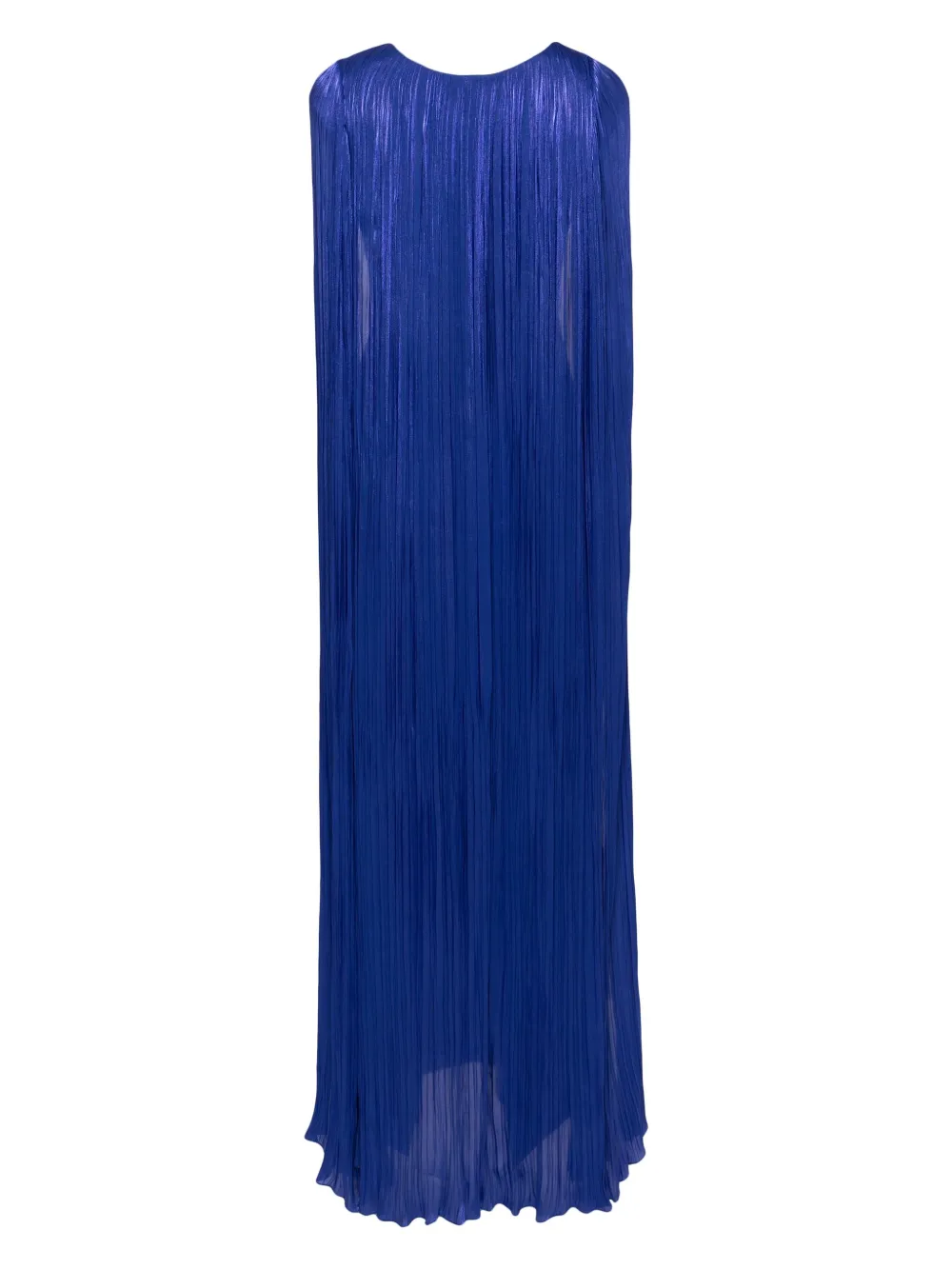 V:pm Atelier Charlotte Cape-insert Gown In Blue