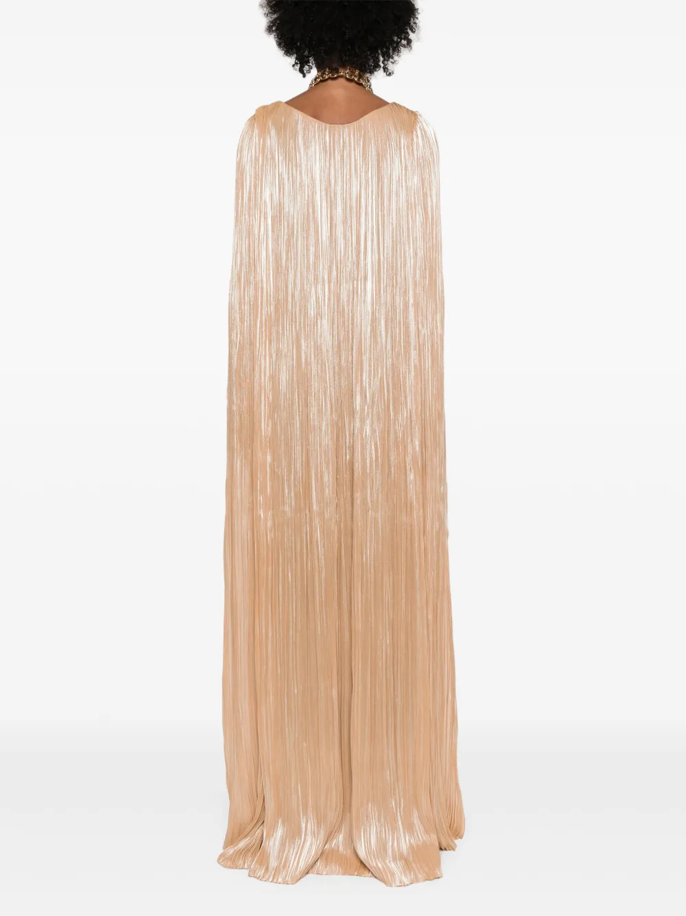 V:PM ATELIER Charlotte avondjurk met cape Zwart