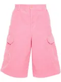 Acne Studios micro Face-patch corduroy shorts - Pink