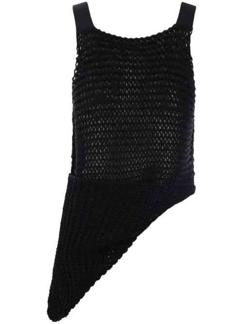 Gilet en maille à design asymétrique - QUIRA - Modalova