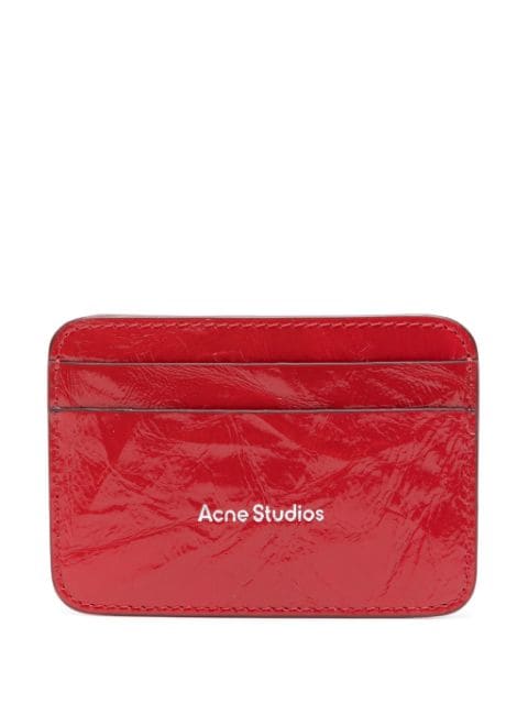 Acne Studios tarjetero con logo en relieve