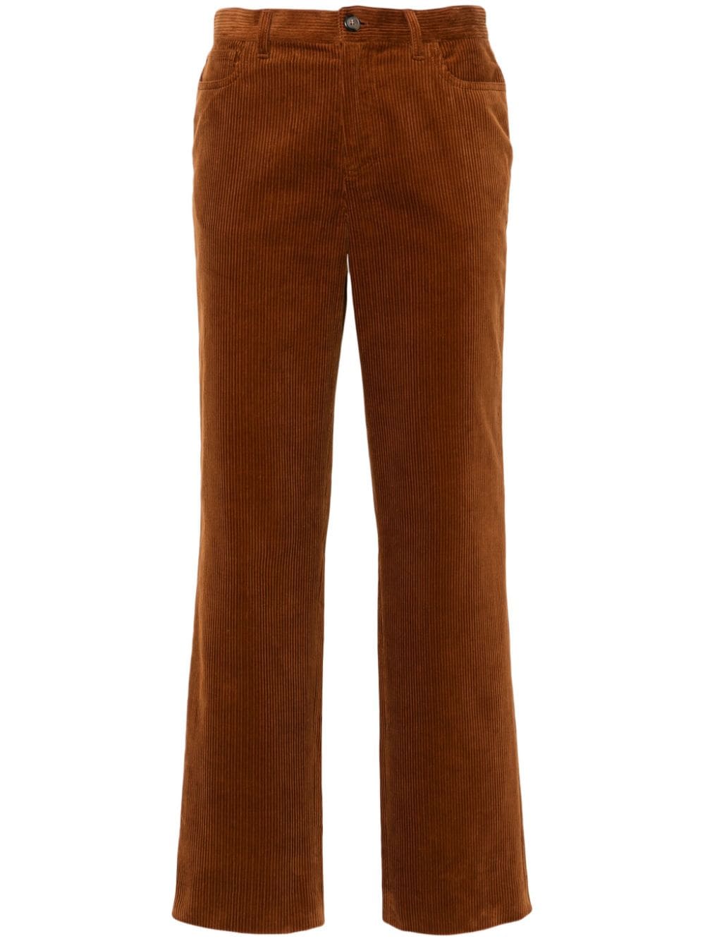 Apc New Sailor Corduroy Trousers In Brown