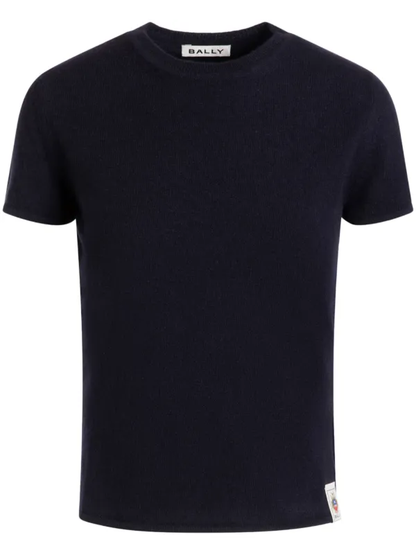 Bally Logo Tag T-shirt | Blue | FARFETCH