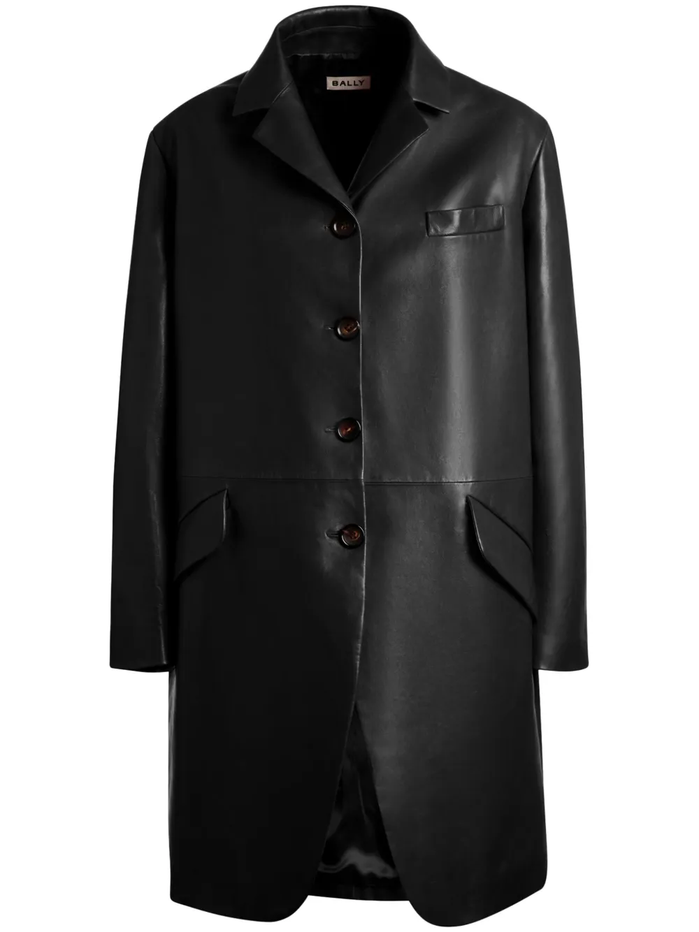 Bally Single-breasted Coat In Black