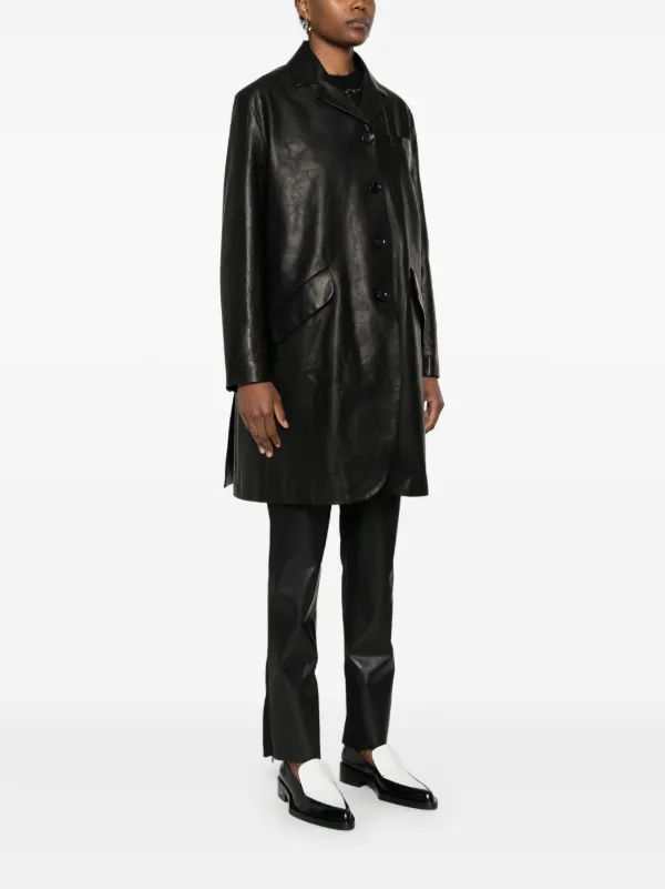 t*a様 BALLY★ブラックレザーコート Bally シングルコート | ブラック | FARFETCH JP