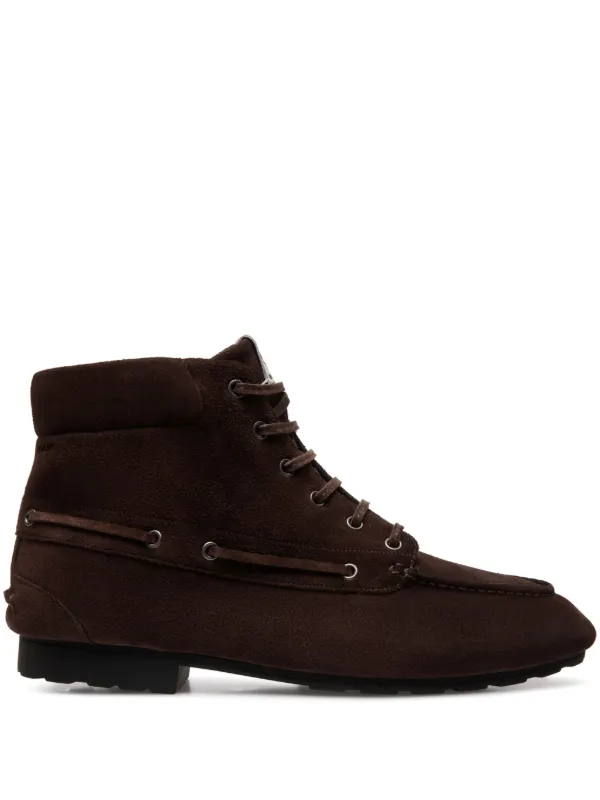 Plume Suede Boots Suede Summer Boots Perforated Bikers Leather Taupe Made in Italy main image 2
