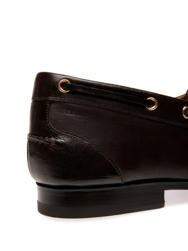 Bally Pathy Leather Derby Shoes | Brown | FARFETCH display picture 3