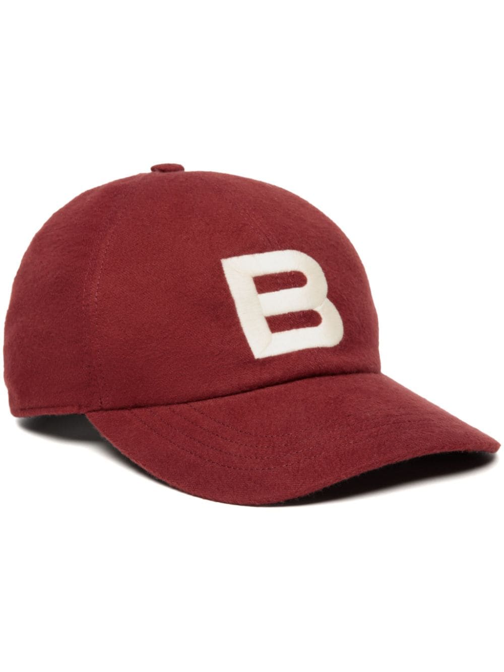 Bally Logo-embroidered Baseball Cap In Red