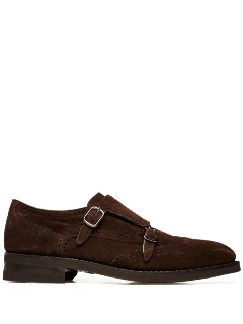 Bally suede monk shoes