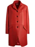 Bally single-breasted coat - Red