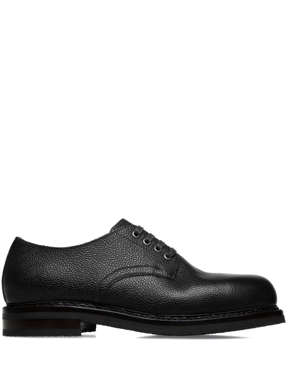 Bally leather derby shoes Black