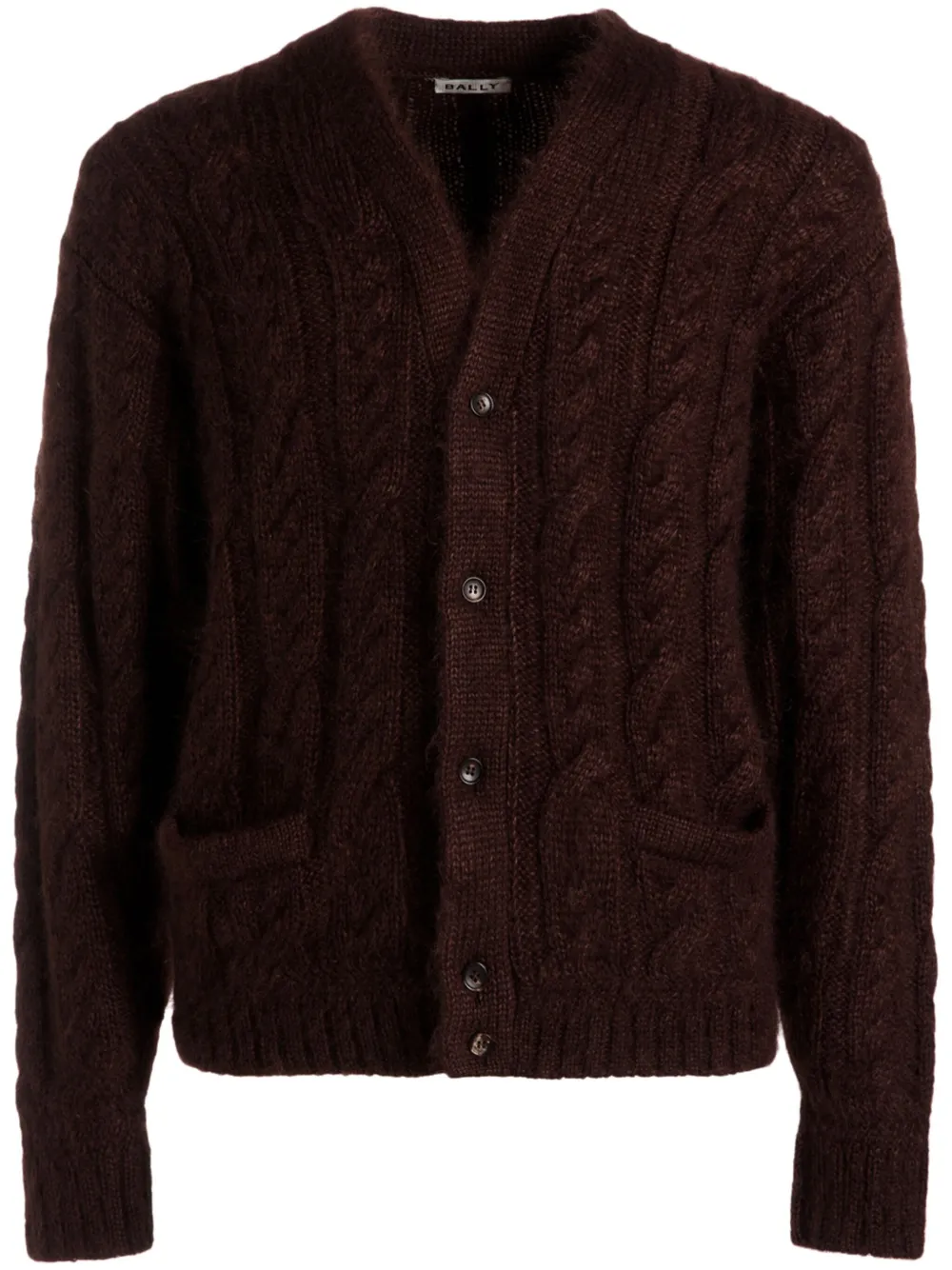 Bally cable-knit cardigan | Brown | Image 1