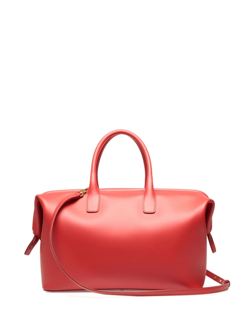 Bally zipped leather tote bag - Rood
