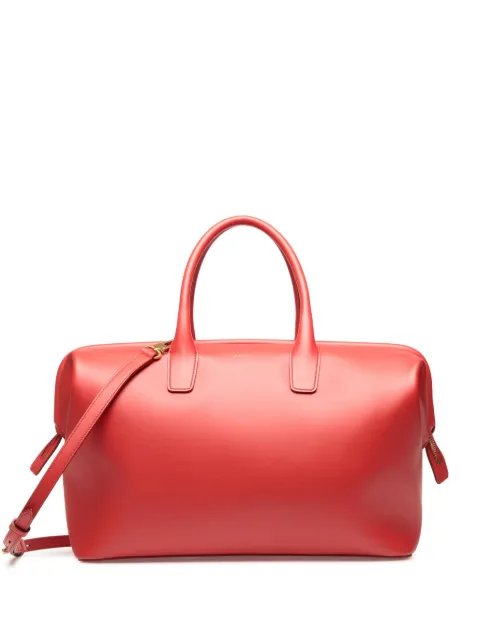 Bally zipped leather tote bag