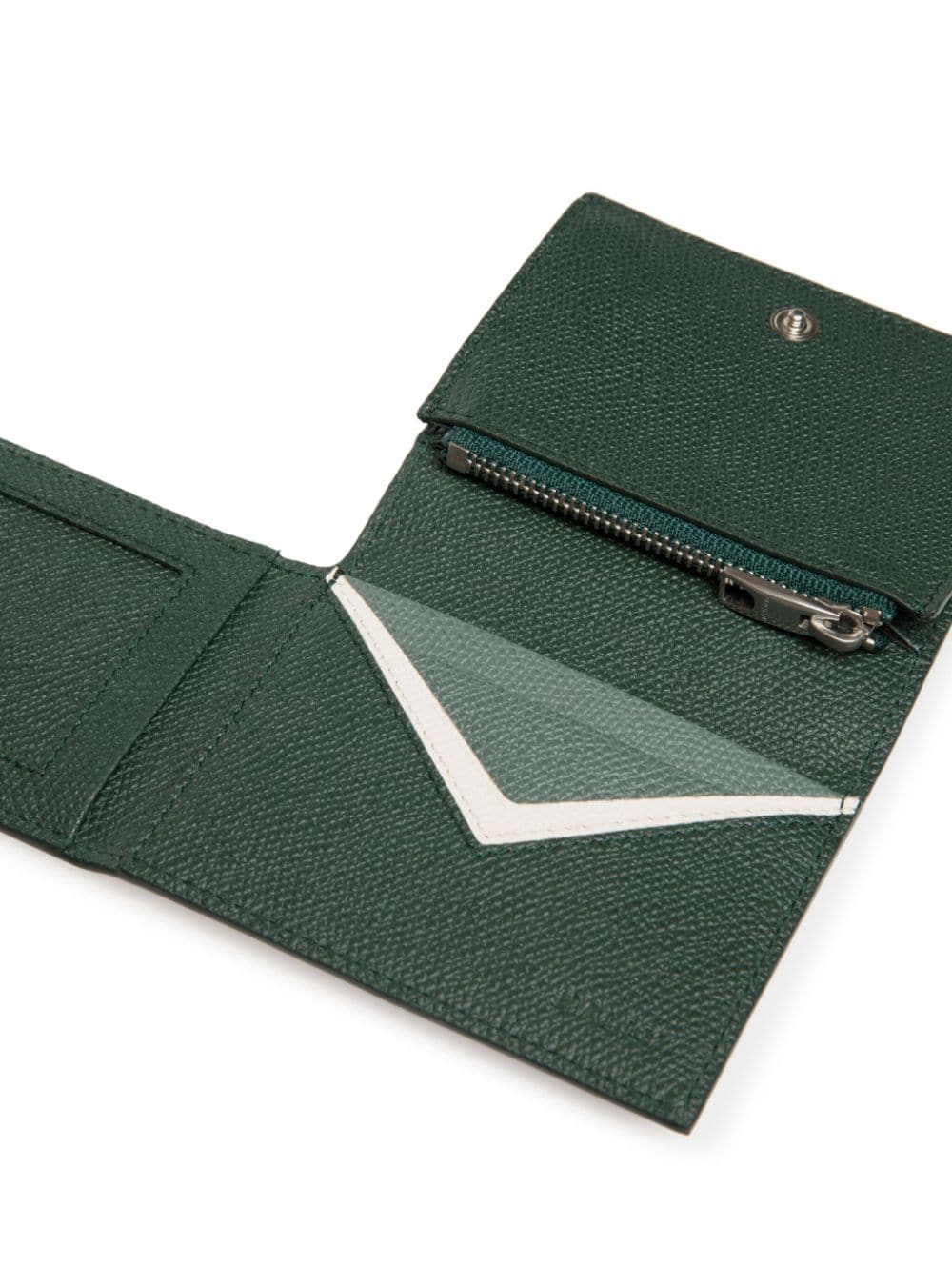 Shop Bally Leather Wallet In Grün