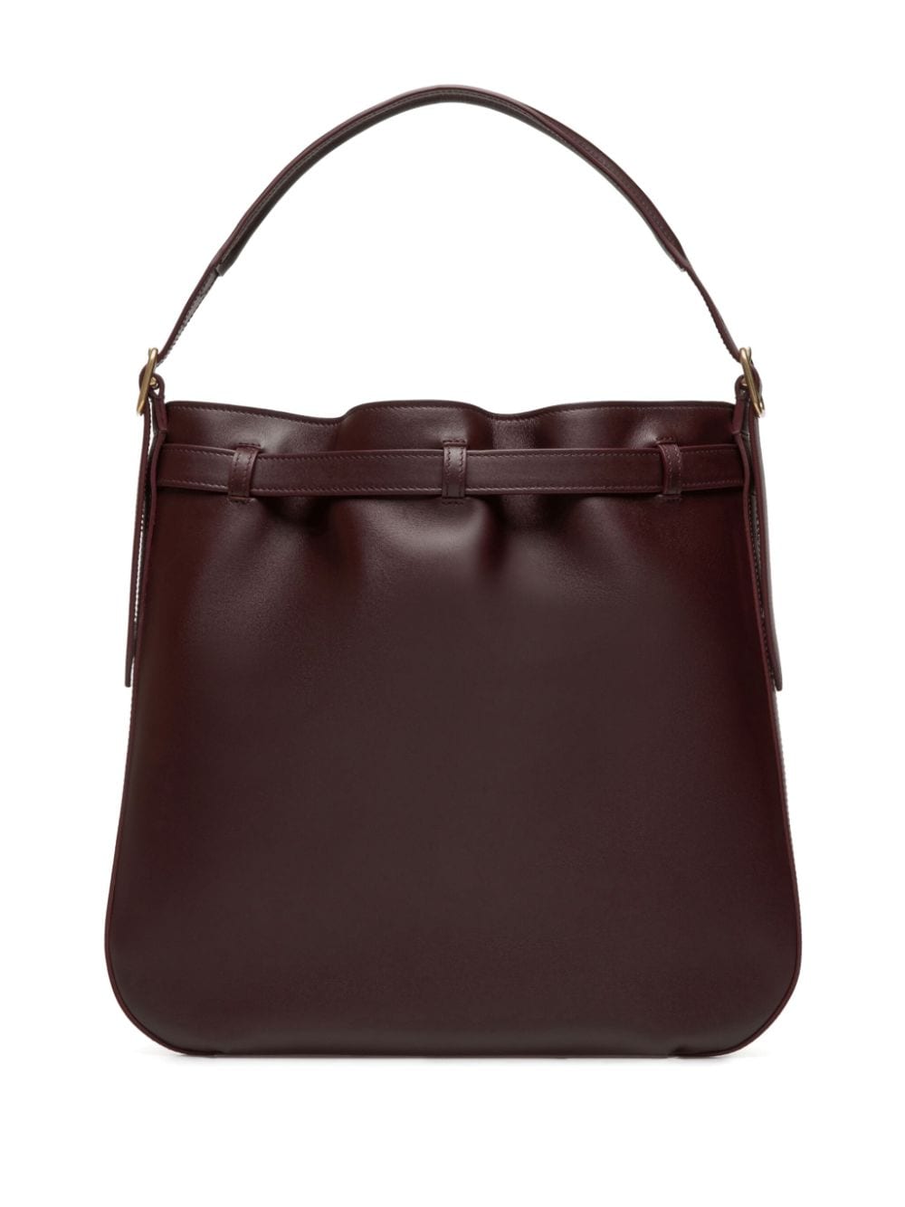 Bally Schoudertas met gespdetail - Bruin