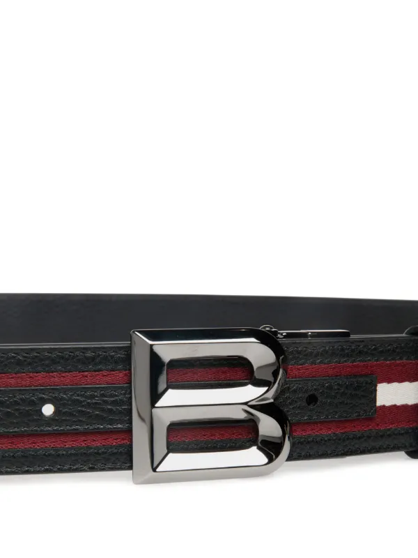 Bally B Bold Reversible Belt Black FARFETCH AO