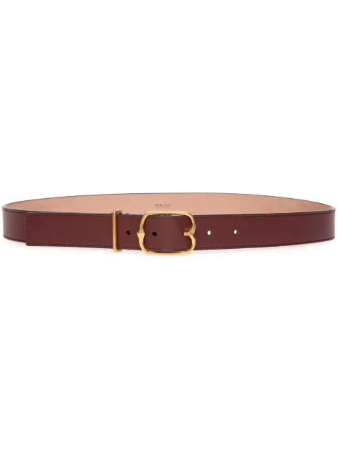 Bally buckled leather belt