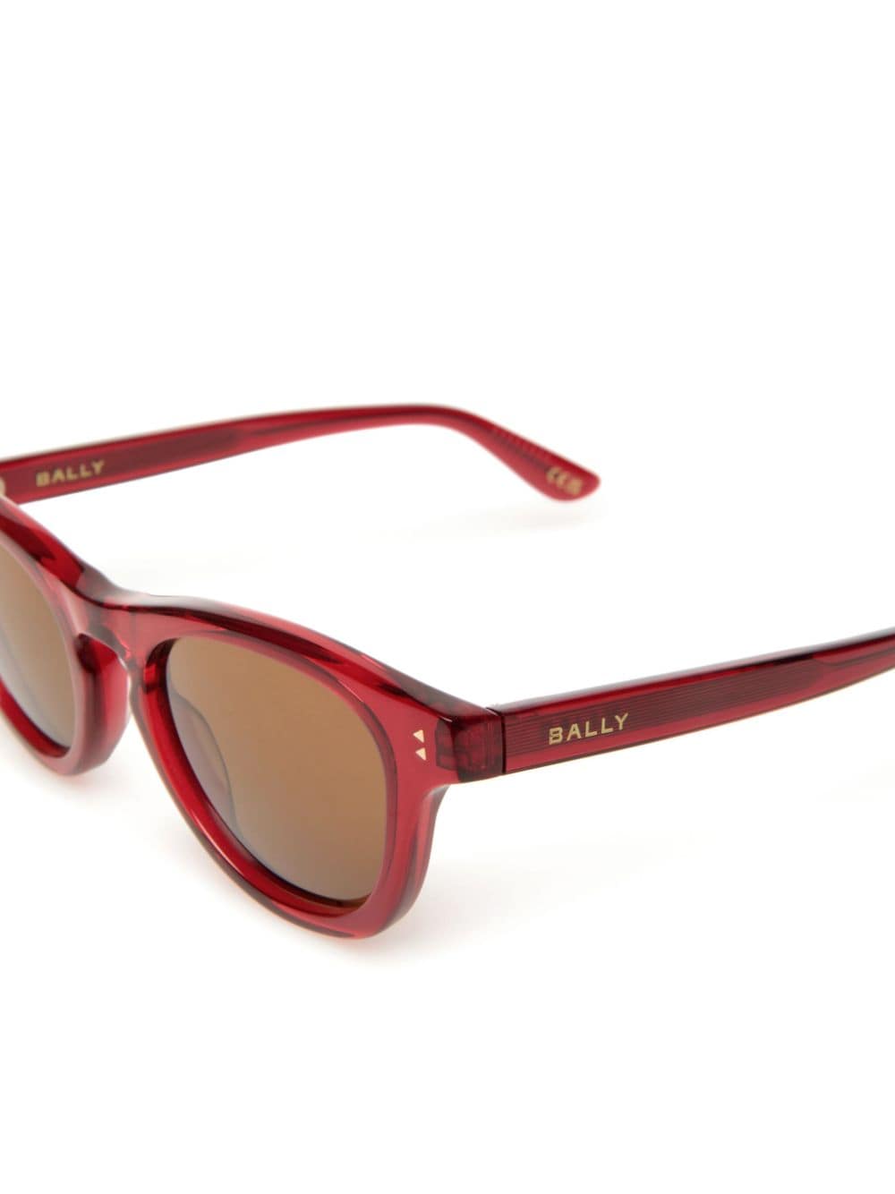 Shop Bally Dieter Sunglasses In Red