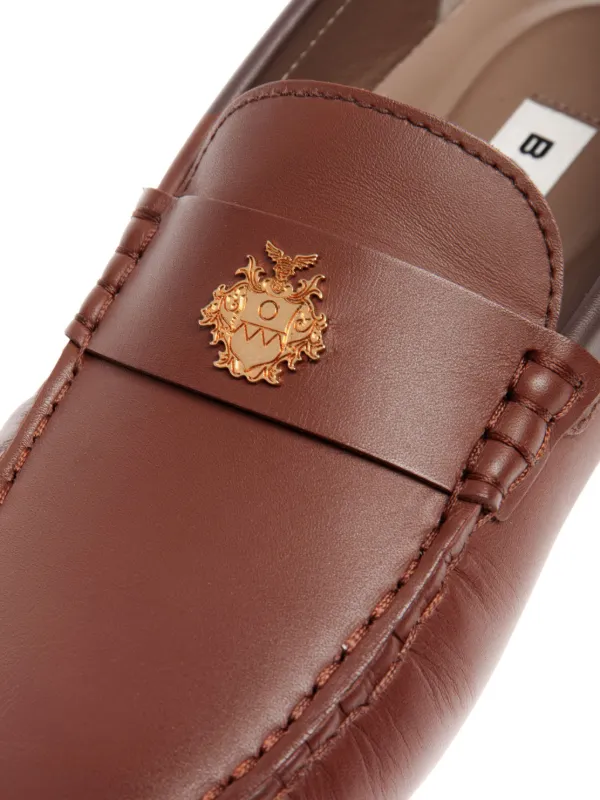 Bally レザーローファー | ブラウン | FARFETCH JP