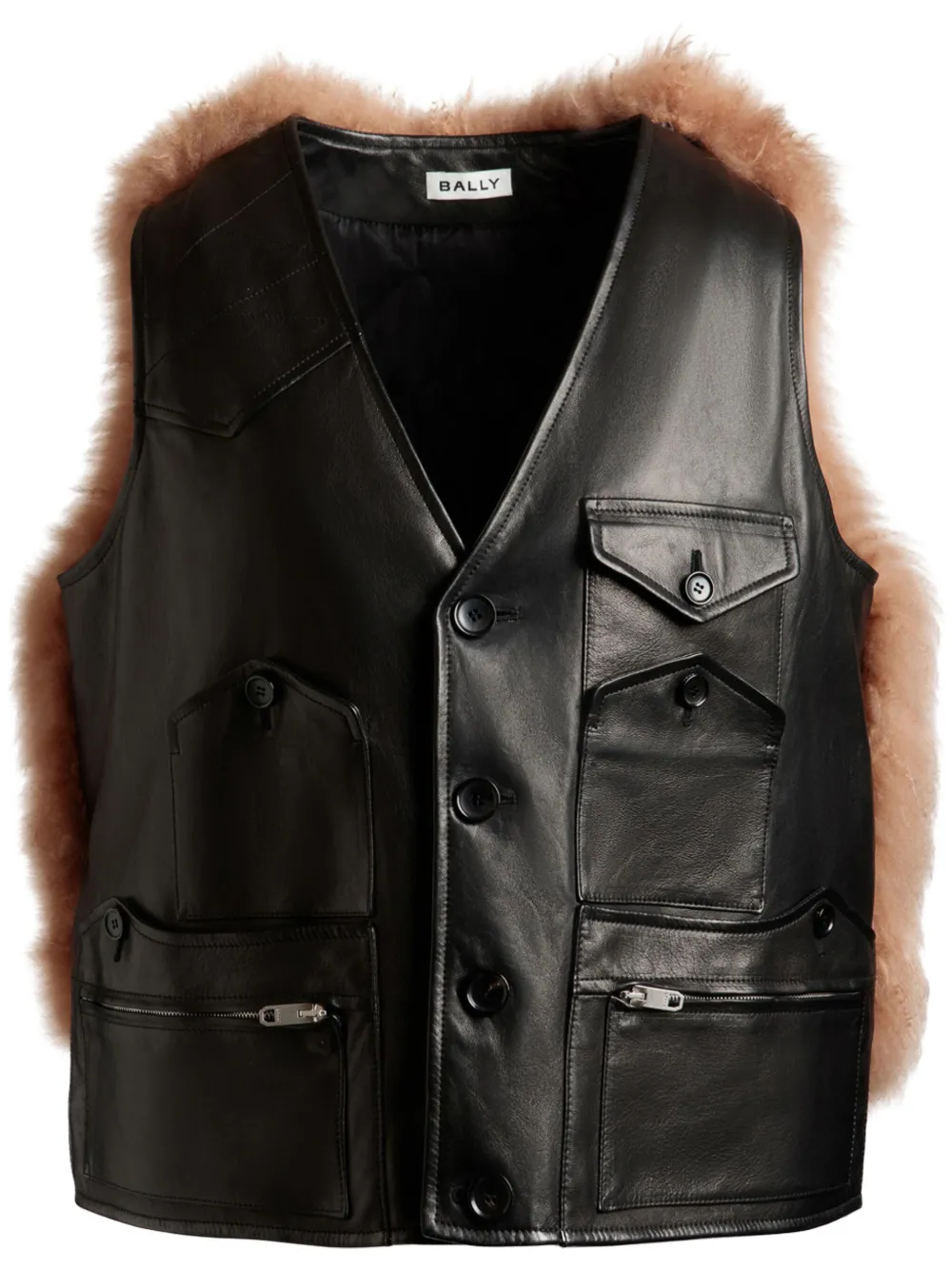 Bally chaleco con paneles | negro | Image 1