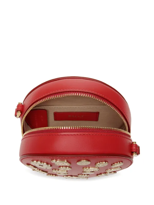 BALLYレザー 赤 ショルダーバッグ Bally レザー ショルダーバッグ | レッド | FARFETCH JP