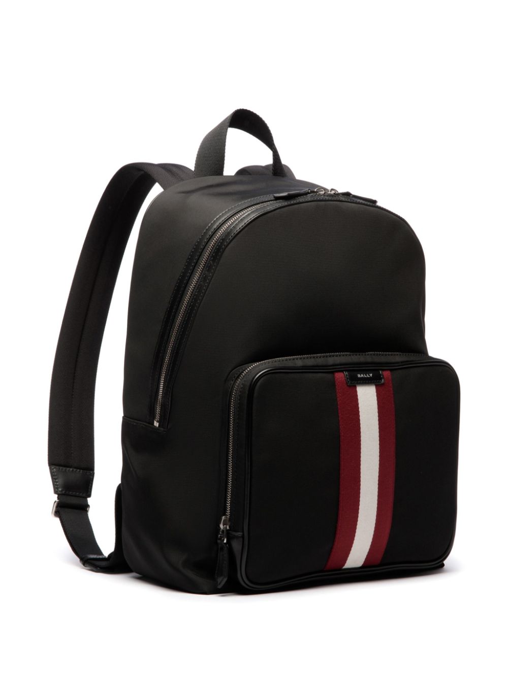 Shop Bally Mavrick Leather Backpack In Black