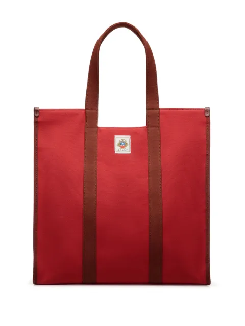 Bally logo-patch tote bag