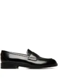 Bally logo-plaque loafers - Black