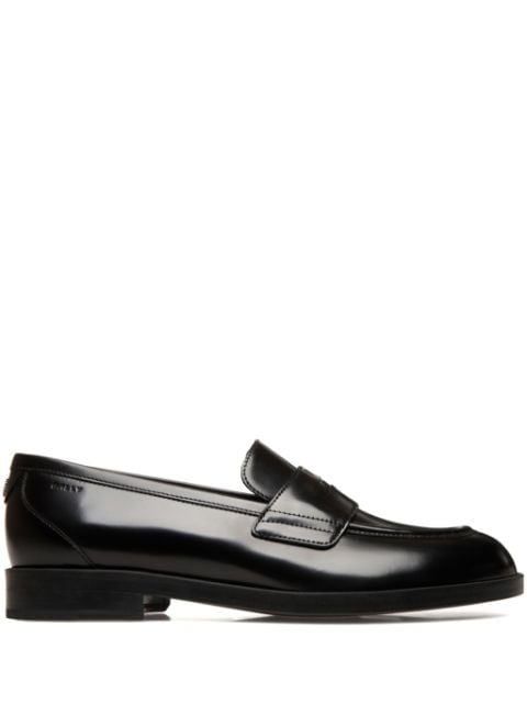 Bally Loafers met logoplakkaat