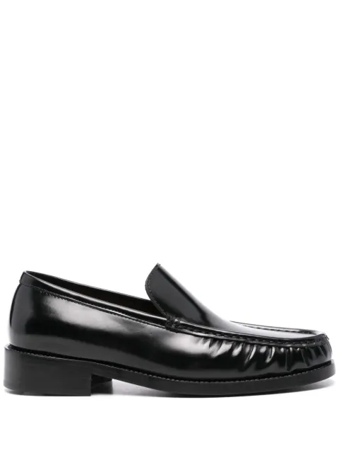 Acne Studios logo-debossed leather loafers