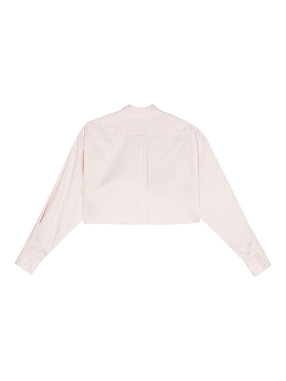 Chiara Ferragni Lurex cropped blouse - Roze