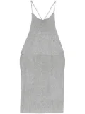 Paloma Wool Conan metallic knitted top - Silver