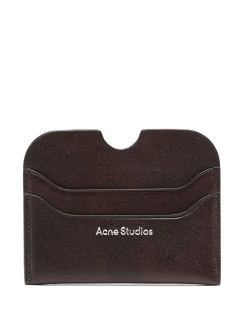 Acne Studios logo-embossed leather wallet