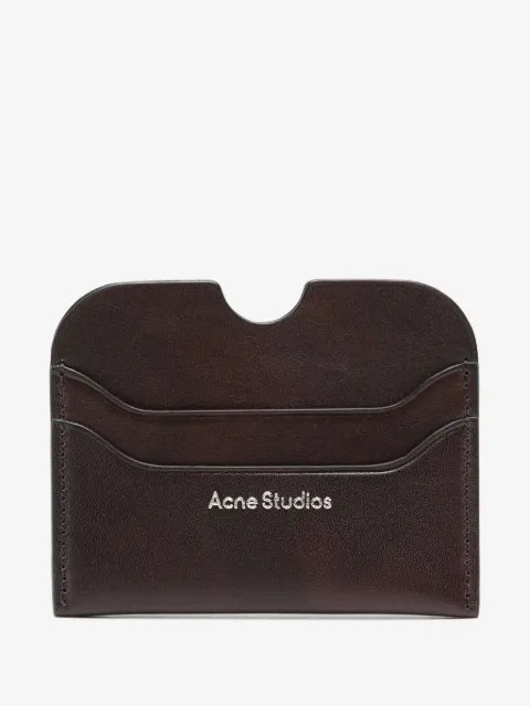 Acne Studios logo-embossed leather wallet