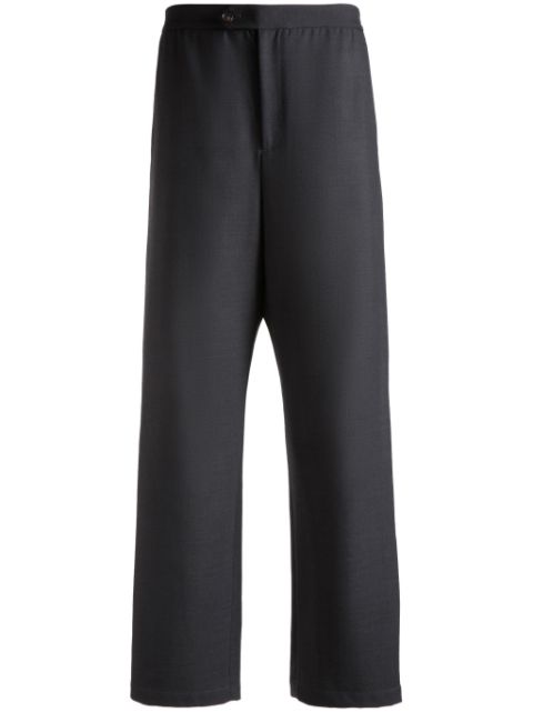 Bally elasticated-waist straight-leg trousers