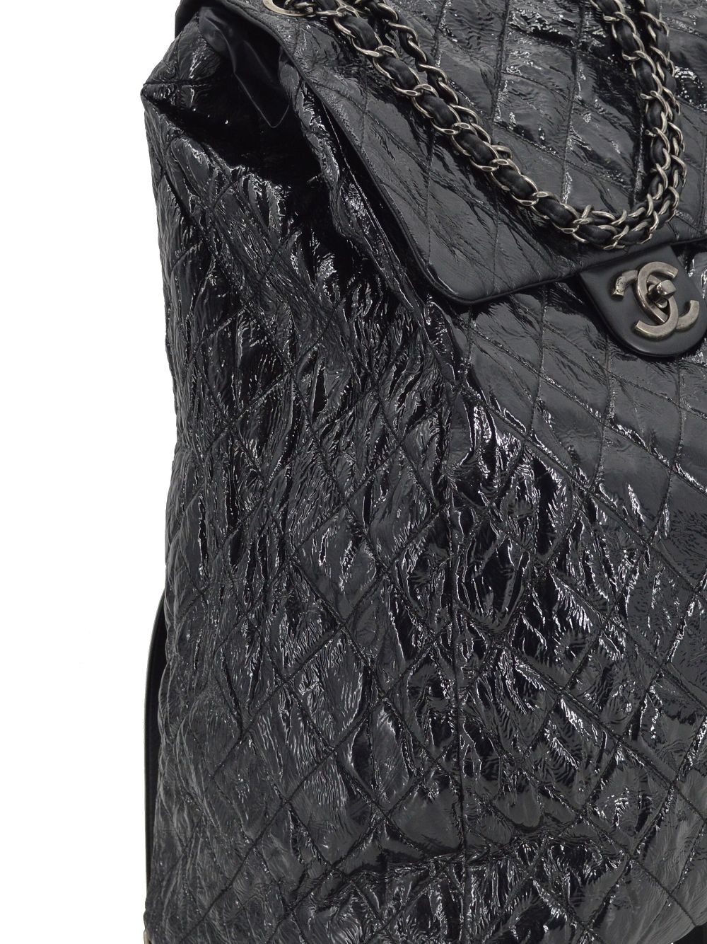 CHANEL 2014 diamond-quilted trolley backpack Women