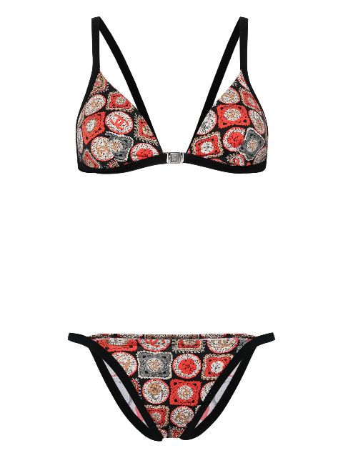 HOT SALE CHANEL CC-print triangle bikini Women