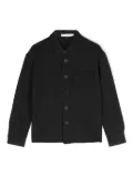 Calvin Klein Kids logo-embroidered jersey shirt - Black