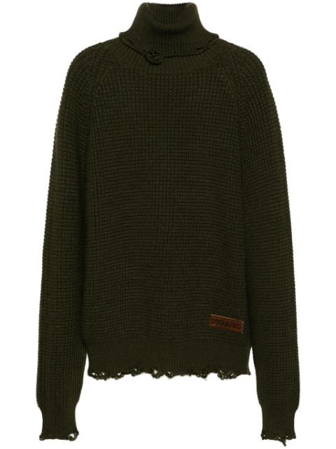 DSQUARED2 roll-neck wool jumper Men