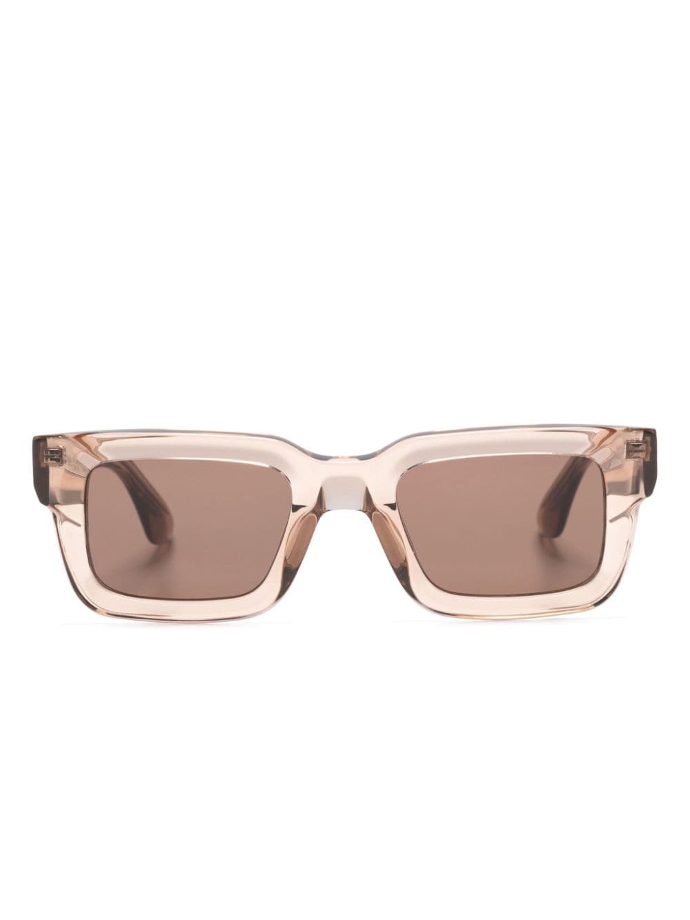 Chimi Core05 Rectangle-frame Sunglasses In Brown