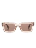 Chimi Core05 rectangle-frame sunglasses - Brown