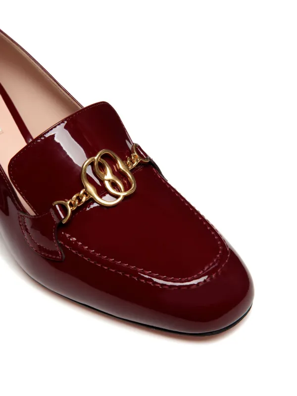 Bally 50mm Obrien Leather Pumps | Red | FARFETCH