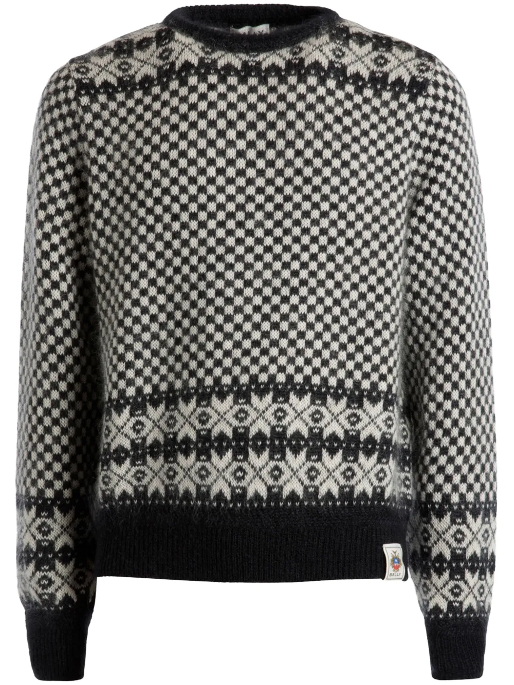 Bally abstract-pattern jumper | Black | Image 1