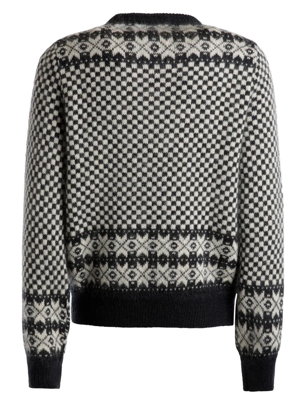 Bally Trui met abstract patroon - Zwart