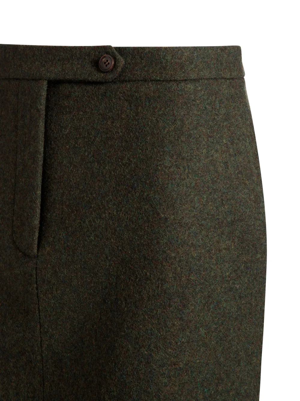 Bally Wollen mini-rok Groen