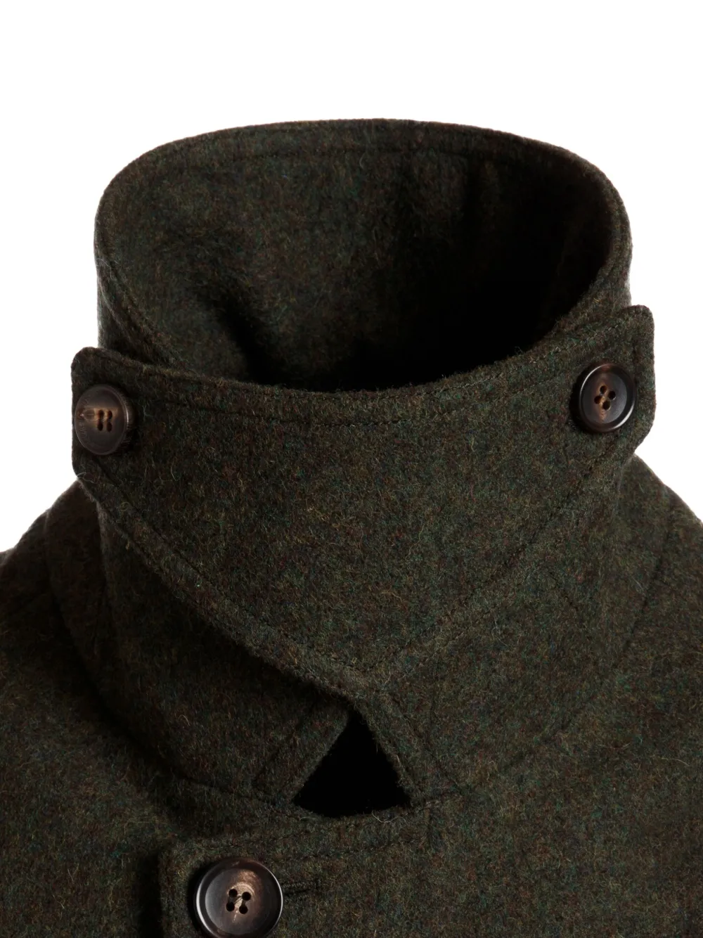 Bally Wollen jas Groen